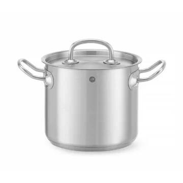 Hendi Gemüsetopf - mit Deckel, Kitchen Line, 2,8 L, ø 160 x (H) 140 mm