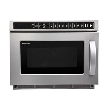 Hendi Mikrowelle programmierbar via USB 1800W mit Touch-Bedienfeld und Edelstahlgehäuse