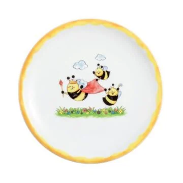 Seltmann Weiden Kindergeschirr Compact Fleißige Biene Frühstücksteller rund 19 cm