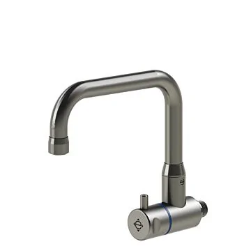 Echtermann Eckventil 1/2 Zoll mit Keramik-Oberteil mit HU-Auslauf, A= 200 mm H= 170 mm