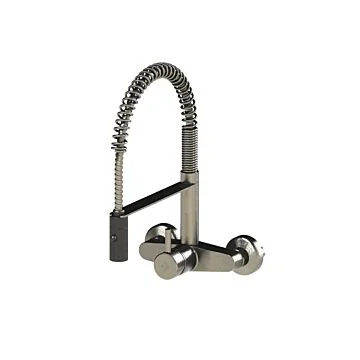 Echtermann Einhebel-Standbatterie mit niedriger Bauhöhe Wand, Hochdruck