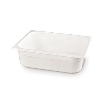 Hendi Gastronorm Behälter 1/2, GN 1/2, 6,5 L, Weiß, 325 x 265 x (H) 100 mm