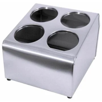 Contacto Besteckbehälter, zweireihig, für 4 Besteckköcher