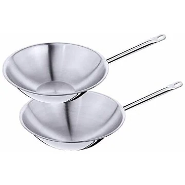 Contacto Wok Edelstahl, mehrschichtig, rund, 5 l