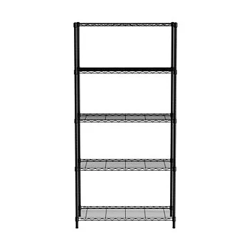 Hendi Regalsystem, 5 Böden, Schwarz, 910 x 455 x (H) 1830 mm
