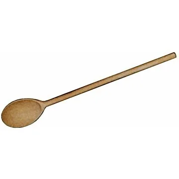 Contacto Holzkochlöffel, oval, 25 cm