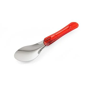 Hendi Eiscreme-Spachtel mit Tritan-Griff, Rot, (L) 260 mm