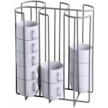 Contacto Kaffeetassenhalter, 6 Fächer, 80 mm