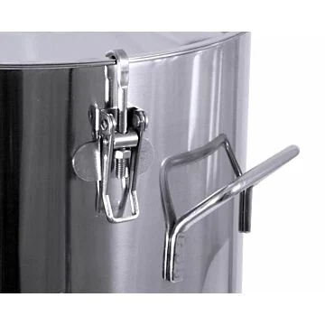 Contacto Behälter 3008 mit Deckel, Edelstahl, 20 l