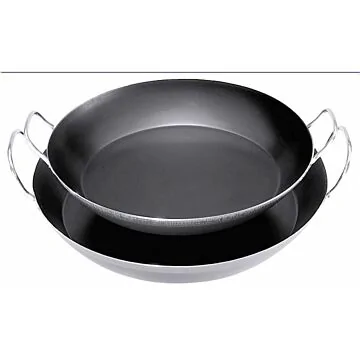 Contacto Paella-Eisenpfanne, gebläuter Stahl, 420 mm