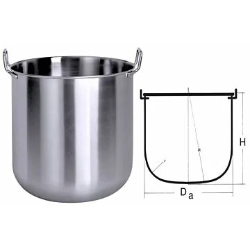 Contacto Schlagmaschinenkessel, 10 l