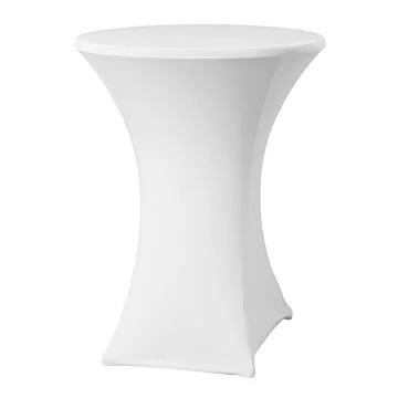 Hendi Stehtischhusse ø70 cm, Weiß, ø850x(H)1150mm