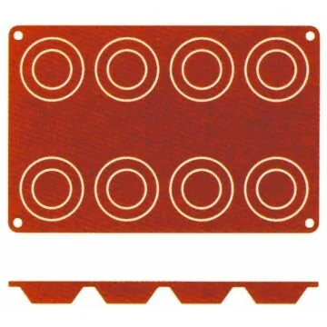 Contacto Silikon-Backmatte, Tortelett