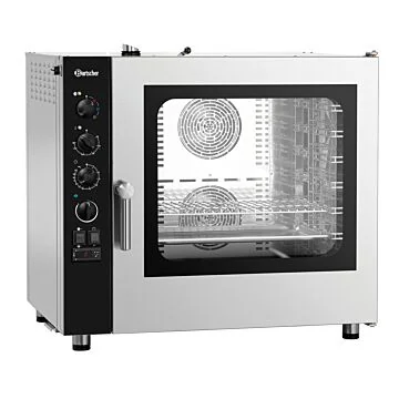 Bartscher Kombidämpfer Silversteam2 7111M – Frontansicht des Geräts mit 7 Einschüben