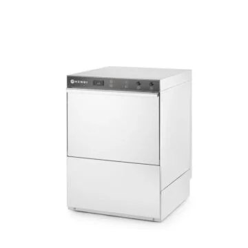 Hendi Geschirrspüler K50, mit Laugen- + Spülmittelpumpe, 400 V / 6,6 kW, 600 x 570 x (H) 830 mm