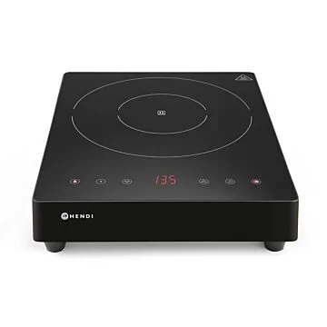 Hendi Induktionskocher Kitchen Line, 230 V / 3,5 kW, 337 x 417 x (H) 85 mm