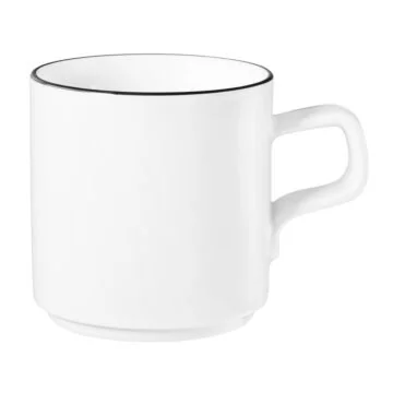 Seltmann Weiden Good Mood Black Line Becher mit Henkel 0,28 l