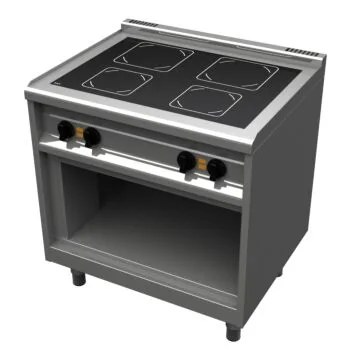 EKU Thermik 650 Elektroherd mit Ceranfeld 4 Kochzonen 