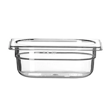 Hendi Gastronorm Behälter 1/9, GN 1/9, 0,6 L, Transparent, 176 x 108 x (H) 65 mm