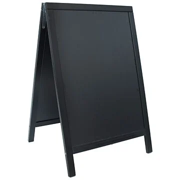 Contacto Doppeltafel klein, schwarz