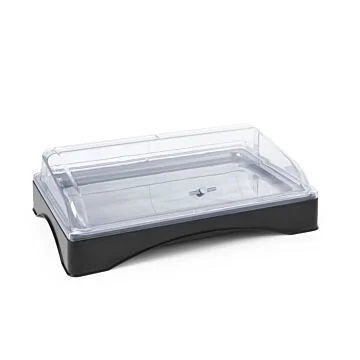 Hendi Rolltop-Präsenter gekühlt - GN 1/1, Set inkl, Kühlelement, 555 x 357 x (H) 175 mm