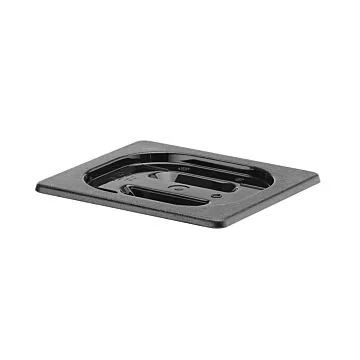Hendi Gastronorm-Deckel, GN 1/6, GN 1/6, Schwarz, 176 x 162 mm