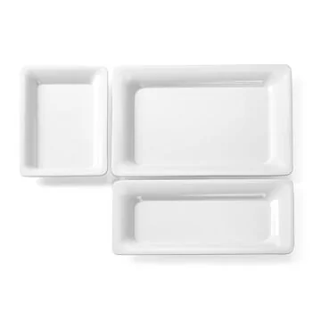 Hendi Gastronorm-Platte mit schmalem Rand, GN 1/2, GN 1/2, 325 x 265 x (H) 20 mm