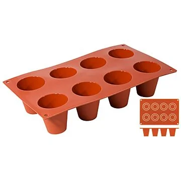 Contacto Silikon-Backmatte, Dariol, 8 Formen