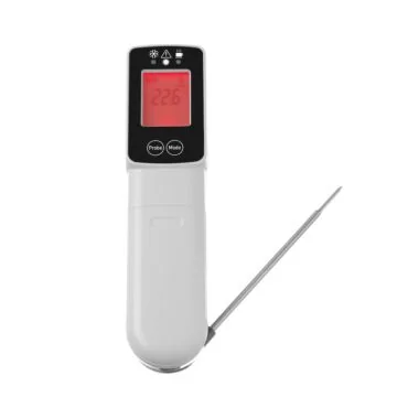 Hendi Infrarot-Thermometer mit Sonde, -60 / 350˚C, 39 x 53 x (H) 158 mm