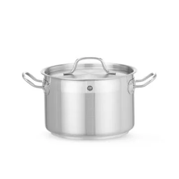 Hendi Kochtopf, mittel - mit Deckel, Profi Line, 4 L, ø 200 x (H) 130 mm