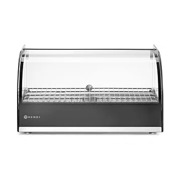Hendi Warmhaltevitrine mit 1 Auslage, einzeln, 230 V / 0,4 kW, 554 x 376 x (H) 311 mm