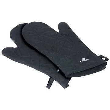 Contacto Paar Küchenhandschuhe, schwarz