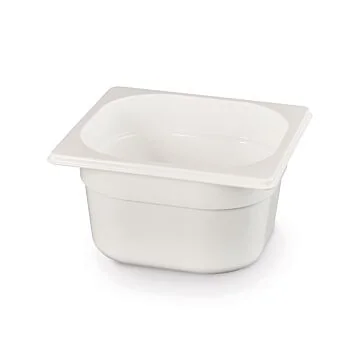 Hendi Gastronorm Behälter 1/6, GN 1/6, 1,6 L, Weiß, 176 x 162 x (H) 100 mm