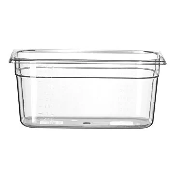 Hendi Gastronorm Behälter GN 1/3, 5,7 L, Polykarbonat transparent, 325 x 176 x (H) 150 mm
