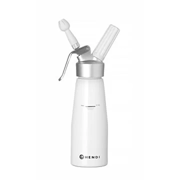 Hendi Sahnespender Kitchen Line, weiß, 0,5 L, ø 80 x (H) 260 mm