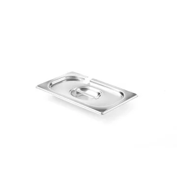 Hendi Gastronorm-Deckel mit Löffelaussparung, Profi Line, GN 1/4, 265 x 162 mm