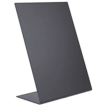 Contacto Tischaufsteller Kreidetafel L-Form, Din A5
