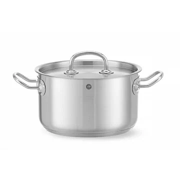 Hendi Fleischtopf - mit Deckel, Kitchen Line, 3,5 L, ø 200 x (H) 115 mm
