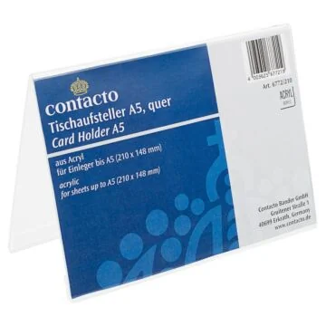 Contacto Tischaufsteller A5, quer