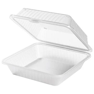 Contacto Eco-Takeouts Behälter, weiß 
