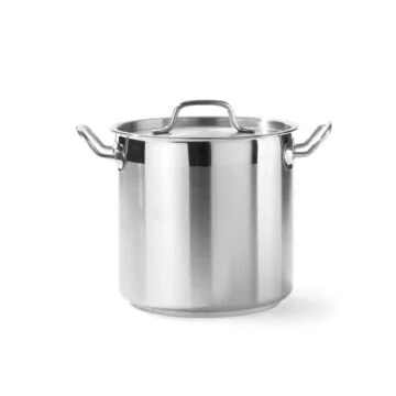Hendi Kochtopf, hoch - mit Deckel, Profi Line, 6 L, ø 200 x (H) 190 mm