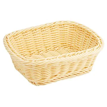 Contacto Polyrattan-Korb, rechteckig