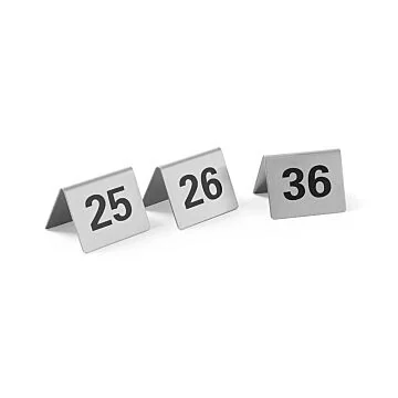 Hendi Tischnummern, Nummer 25 - 36, 50 x 35 x (H) 40 mm