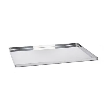 De Buyer Blech Mit Geraden Kanten Chromstahl 60x40 cm