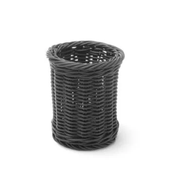 Hendi Besteckkorb, Schwarz, ø 100 x (H) 120 mm
