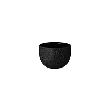 Seltmann Weiden NORI Dipschale 7 cm Relief, Bisquit schwarz