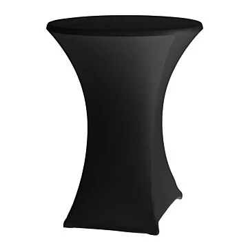 Hendi Stehtischhusse ø80-85 cm, 810521 + 810538, Schwarz, ø850x(H)1150mm