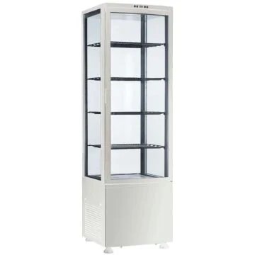 SARO Kühlvitrine, 235 Liter Modell SVEN weiß