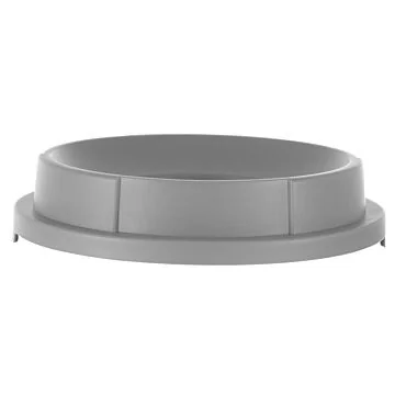 Hendi Offener Deckel für Abfalleimer rund, AmerBox, Passend für 691038, Hellgrau, Ø570x(H)135mm