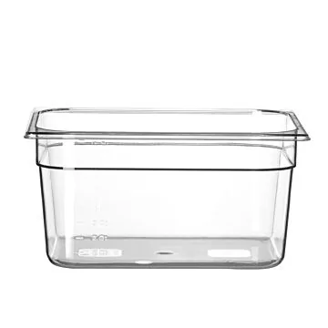 Hendi Gastronorm Behälter GN 1/2, 9,5 L, Polykarbonat transparent, 325 x 265 x (H) 150 mm